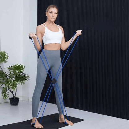 Bande de Résistance - HomeStretch™ - Bleu - Bravery Fitness