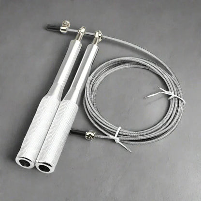 Corde à Sauter - JumpRopeCrossfit™ - Argent - Bravery Fitness