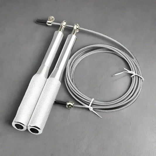 Corde à Sauter - JumpRopeCrossfit™ - Argent - Bravery Fitness