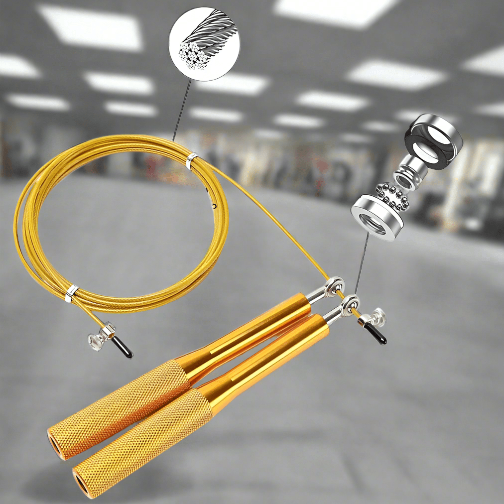 Corde à Sauter - JumpRopeCrossfit™ - Or - Bravery Fitness
