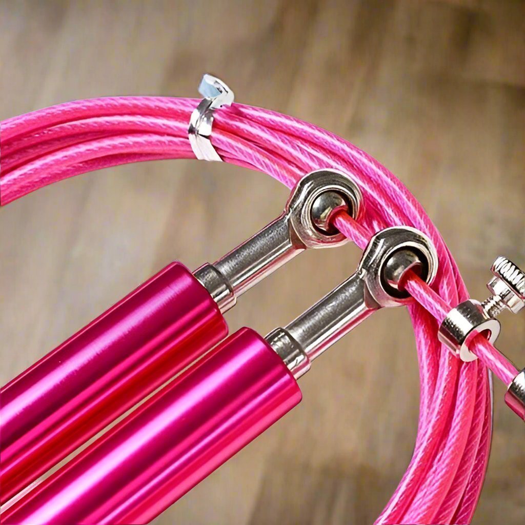 Corde à Sauter - JumpRopeCrossfit™ - Rose - Bravery Fitness