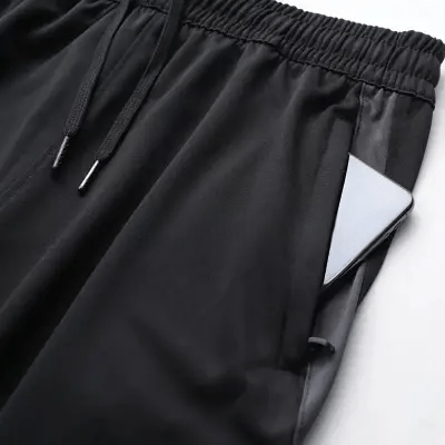 Pantalon sport homme - MenSportPants™ - Noir&Gris - Bravery Fitness
